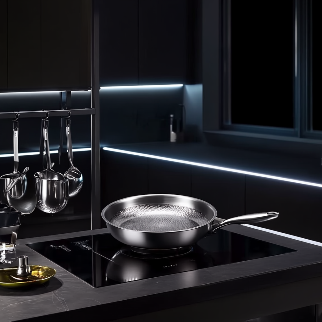 Eco-friendly Hammer Texture Cooking Pan