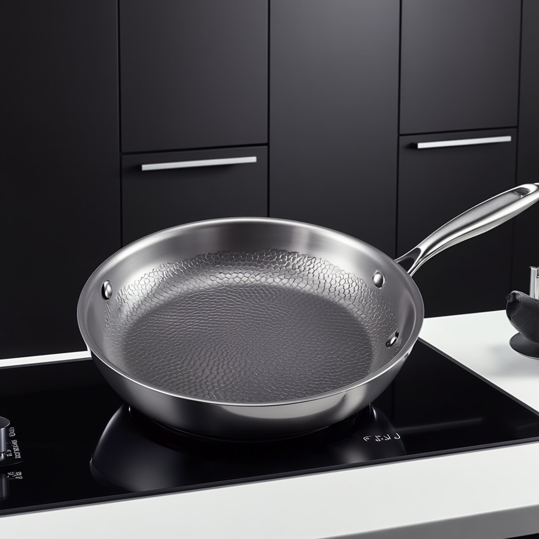 Eco-friendly Hammer Texture Cooking Pan