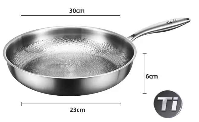 Eco-friendly Hammer Texture Cooking Pan
