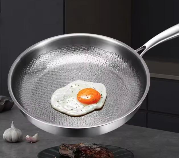 Eco-friendly Hammer Texture Cooking Pan