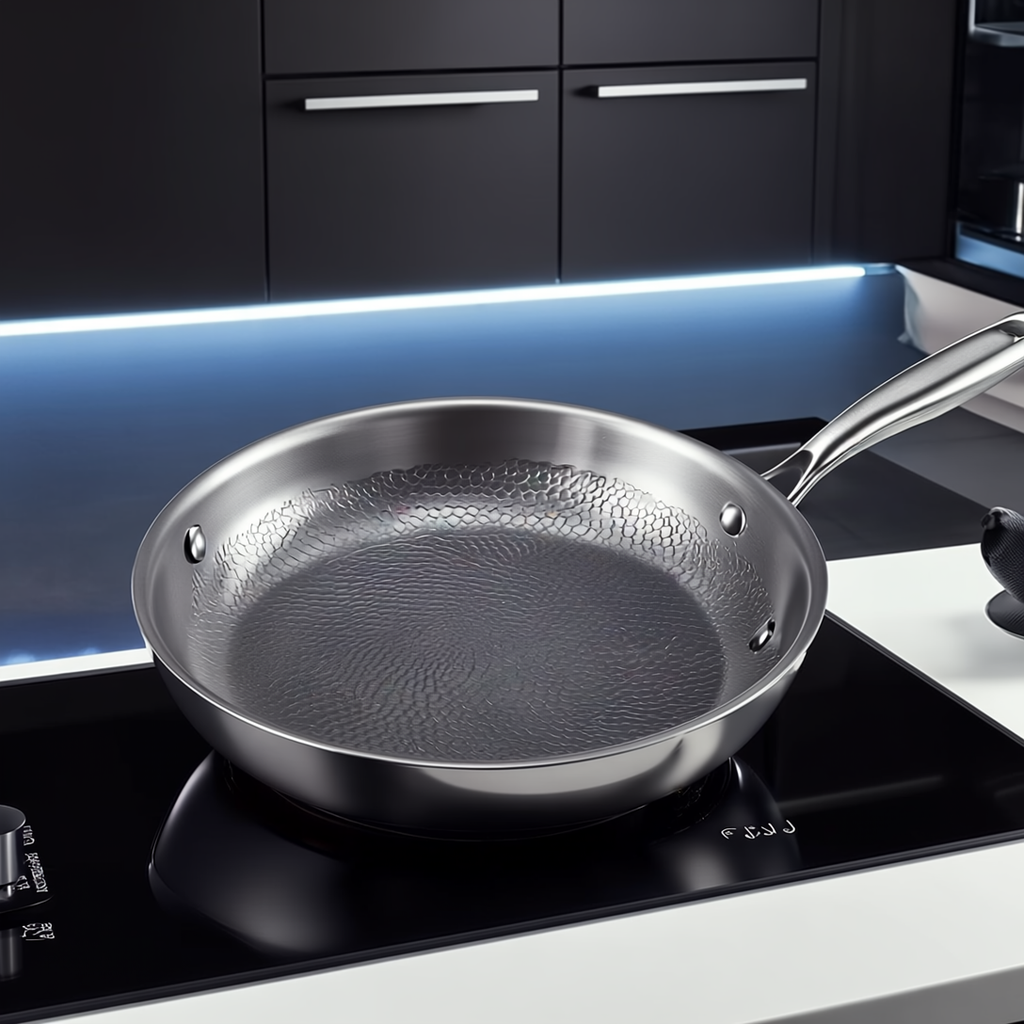 Eco-friendly Hammer Texture Cooking Pan